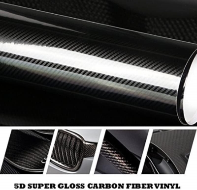 5D Декоративно автомобилно фолио 1.52 X 18M черен карбон BLACK CARBON