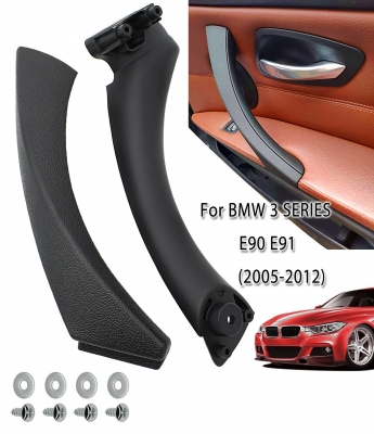 Вътрешна интериорна дръжка за врата за BMW E90 E91 2005-2012г. дясна черна