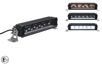 30.5 cm / 12 Инча 12V - 24V Висококачествен Led Bar Лед Бар Диоден Прожектор с бяла и оранжева габаритна светлина DRL мъгла 4800LM