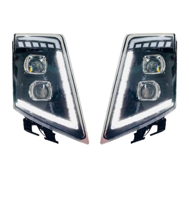 Комплект LED Фарове с DRL дневна светлина къси-дълги, мигач за камион Volvo FH13 FH16 FM460 FH500 - 24V