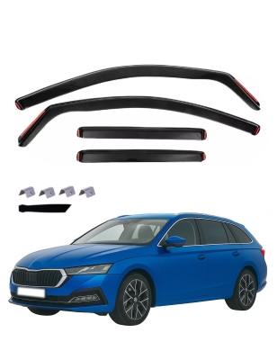 Комплект от 4бр. ветробрани за SKODA OCTAVIA - комби - 2024+