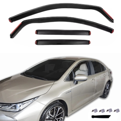 Комплект от 4бр. ветробрани за Toyota Corolla (12-Gen) - седан - 2018+