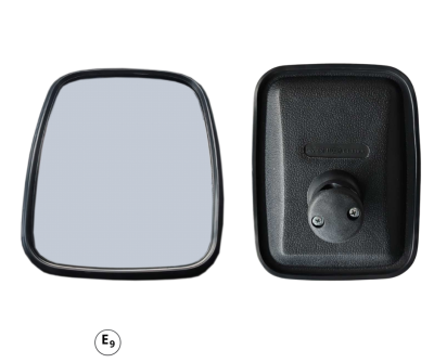 Универсално широкоъгълно странично огледало за обратно виждане 220 mm x 175 mm за камион мотокар строителни и селскостопански машини и др.