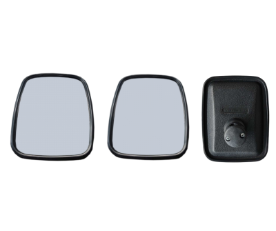 Комплект от 2 бр. универсални широкоъгълни странични огледала за обратно виждане 220 mm x 175 mm за камион мотокар строителни и селскостопански машини и др.