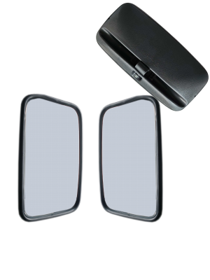 Комплект от 2 бр. универсални огледала за обратно виждане с основа 365 mm x 185 mm за камион автобус строителни и селскостопански машини и др.