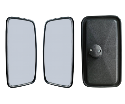 Комплект от 2 бр. универсални външни странични огледала за обратно виждане 335 mm x 190 mm за камион автобус строителни и селскостопански машини и др.