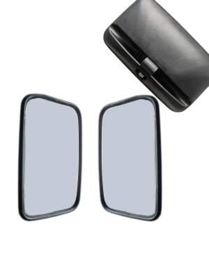 Комплект от 2 бр. универсални огледала за обратно виждане с основа 300 mm x 183 mm за камион автобус строителни и селскостопански машини и др.