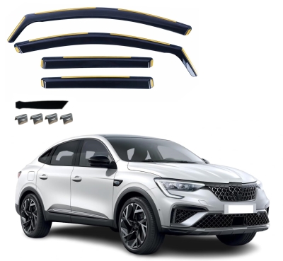 Комплект от 4бр. ветробрани за Renault Arkana Facelift 2023 г. +