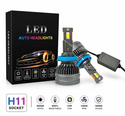 Комплект LED крушки H8 / H9 / H11 – 12V-24V 60W 6500LM 6000K CANBUS без грешки