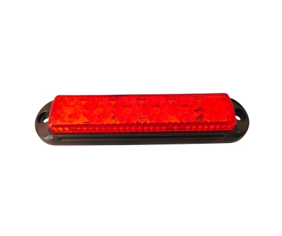 LED аварийна / сигнална лампа (Flash) – Червена  6 Диода  4 режима 12V-24V