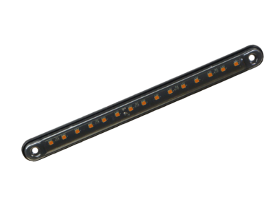 Жълт LED габарит / маркер – Опушен  15 Диода  12V-24V  240 mm