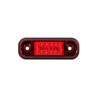 Червена LED Габаритна светлина / маркер - 12 диода 12V-24V
