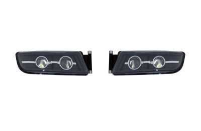 Комплект LED Халогени за мъгла с Дълги Светлини за MAN TGX / TGS / TGL 24V – Двойни лупи OEM 81251016521 / 81251016522