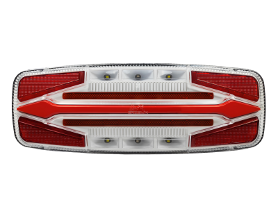 LED Стоп с 5 функции за ремарке / камион - Neon Габарит, Стоп, Динамичен Мигач, Заден ход и Мъгла, 12V-24V