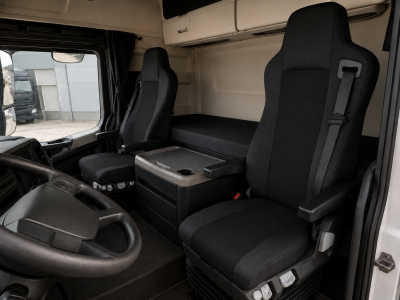 Калъф/тапицерия за седалки за Mercedes-Benz Actros, Axor, Atego 2000–2015 г., черни