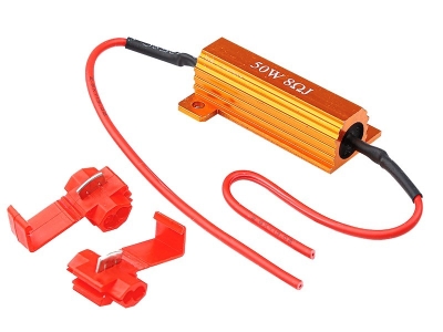 CANBUS LED резистор 50W 8 Ohm – 12V – за LED автомобилни крушки
