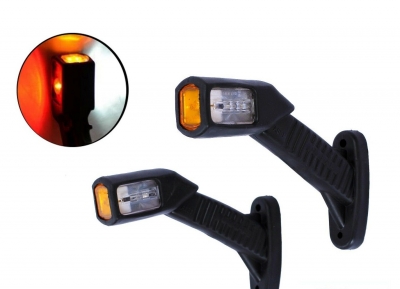 2 броя LED Диодни Странични Рогчета Маркери Габарити Светлини За Камион Тир Ремарке 12V