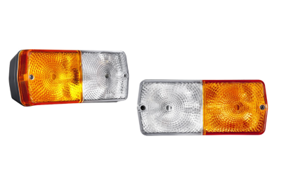 Комплект Комбинирани Светлини габарит с мигач – Бяло / Оранжево 12V / 24V