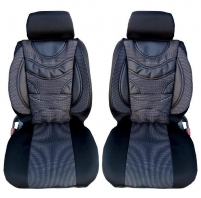 Луксзони калъфи тапицерия за автомобилни седалки тип масажор с лумбална опора Premium 1 черни