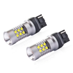 Комплект от 2бр. LED Лед Диодни крушки T20 W21W Canbus 3030 24SMD 12V-24V бяла светлина