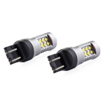 Комплект от 2бр. LED Лед Диодни крушки T20 W21/5W Canbus 3030 24SMD 12V-24V бяла светлина