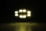 LED Халоген Фар DRL бяла/жълта светлина - 12-24V за джип, камион, агротехника и др.
