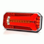Комплект LED Светодиодни Стопове с Динамичен Мигач, Ляв и Десен, 6 Функции, Е-Мark, Неон Ефект, 12V-24V