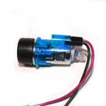 Универсална запалка за автомобил 12V с вградена светеща в синьо светлина 28мм-29мм