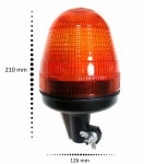 LED ЛЕД Аварийна/сигнална лампa маяк/буркан 12/24V