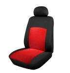 Универсална Авто тапицерия, калъфи за седалки, пълен комплект делима задна седалка с цип червена