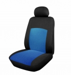 Универсална Авто тапицерия, калъфи за седалки, пълен комплект делима задна седалка с цип синя
