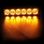 6 LED Аварийна Лампа За Пътна Помощ, Жълта Блиц Светлина, Мигаща!