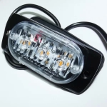 3 LED Аварийна Лампа За Пътна Помощ, Жълта Блиц Светлина, Мигаща!