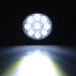 27W ЛЕД 12V 24V LED Диоден Халоген Фар Прожектор Задна Светлина Диодна Kръгла Лампа