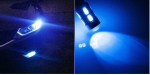 Лед Крушка За Габарит Т10 W5W LED 10 SMD, Canbus, 12V Синя Светлина