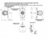 1 брой LED Лед Габарит Рогче12V-24V 3 SMD Диода,Тройна Функция :Червена, Бяла, Жълта Светлина, 3D Светлинен Ефект