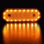 LED Диоден Габарит Със Стойка, Червен или Жълт Цвят, Маркер, 20 Диода, 12V - 24V