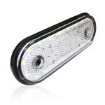 LED Диоден Габарит, Маркер, Токос,  Бял, Червен, Жълт, Маркер, 20 Диода, 12V - 24V за камион бус, ван, каравана, платформа, кемпер