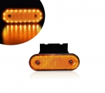 LED Диоден Габарит Със Стойка, Червен или Жълт Цвят, Маркер, 20 Диода, 12V - 24V