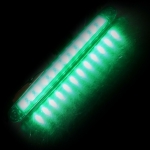 1 брой ЛЕД LED Зелен Диоден Маркер Габарит Токос със 12 светодиода за камион ремарке бус ван каравана платформа 24V