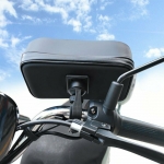 Универсален водоустойчив калъф за телефон 16 см 6.3 инча за колело велосипед мотоциклет мотор мотопед АТВ скутер и др. със стойка