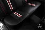 Луксозни калъфи за седалки Комплект Черна Кожена универсална тапицерия