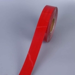 Светлоотразителна рефлекторна самозалепваща се лента фолио  с висока фотометрична мощност 5 m x 5 cm червена