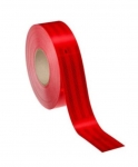 Светлоотразителна рефлекторна самозалепваща се лента фолио с висока фотометрична мощност 45,7 m x 5,5 cm червенa