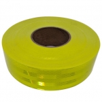 Светлоотразителна рефлекторна самозалепваща се лента фолио с висока фотометрична мощност 45,7 m x 5,5 cm жълта