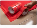 Универсална лента Червено тиксо за брезент 20м х 50мм