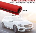 Предпазна декоративна лайсна протектор за врата врати авто ръбове червена