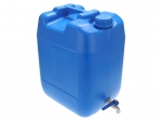 Туба за вода с метален кран 20л синя Carmotion