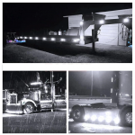LED Лед Диоден 12-24V Габарит Маркер Токос за камион бус ван каравана платформа кемпер бял 112 x 29mm