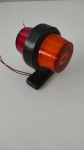 1 брой LED ЛЕД страничен габарит рогче 12 -24V оранжево - червено “old school” Неон Ефект с лого RNT